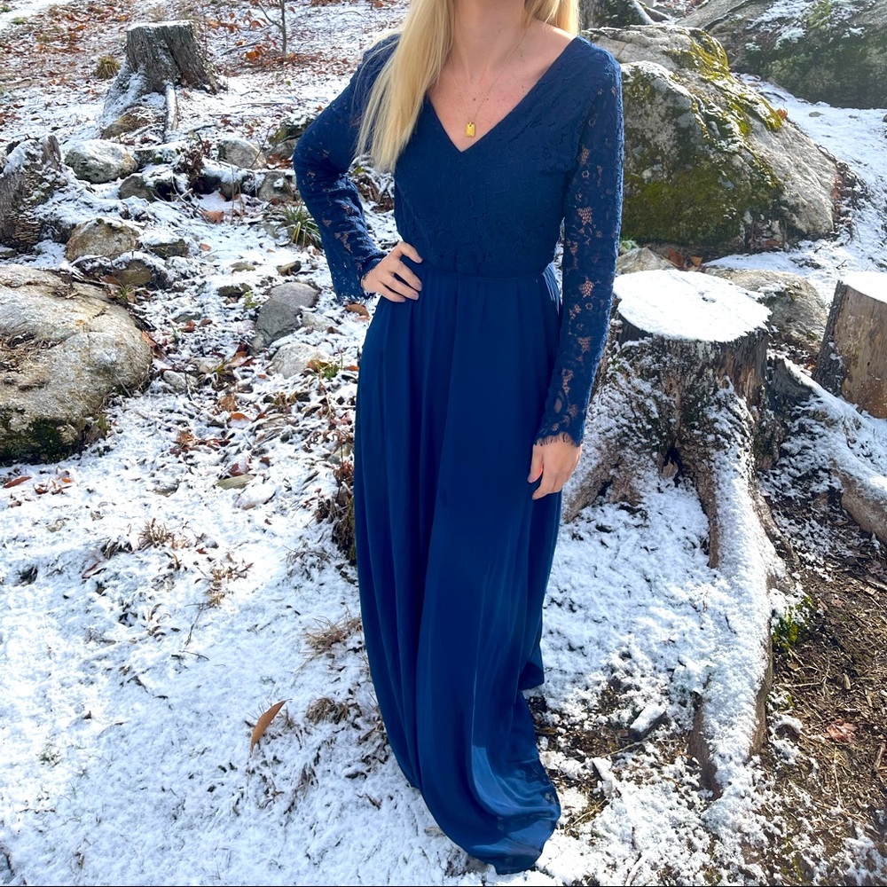 Lulus Dark Blue Dress